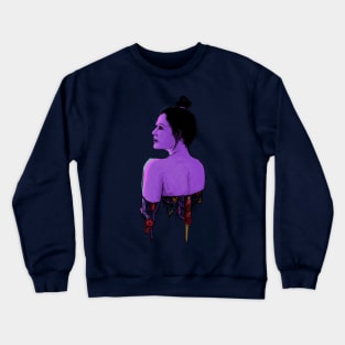 Cyberpunk Girl Crewneck Sweatshirt